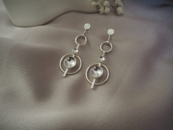 Asta zilveren oorbellen Odette's Jewellery