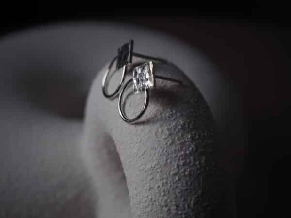 Delia - zilveren oorbellen - Odette's Jewellery