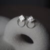 Delia - zilveren oorbellen - Odette's Jewellery