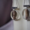 Syrma - zilveren oorbellen met jaspis 2 - Odette's Jewellery