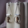 Syrma - zilveren oorbellen met jaspis - Odette's Jewellery